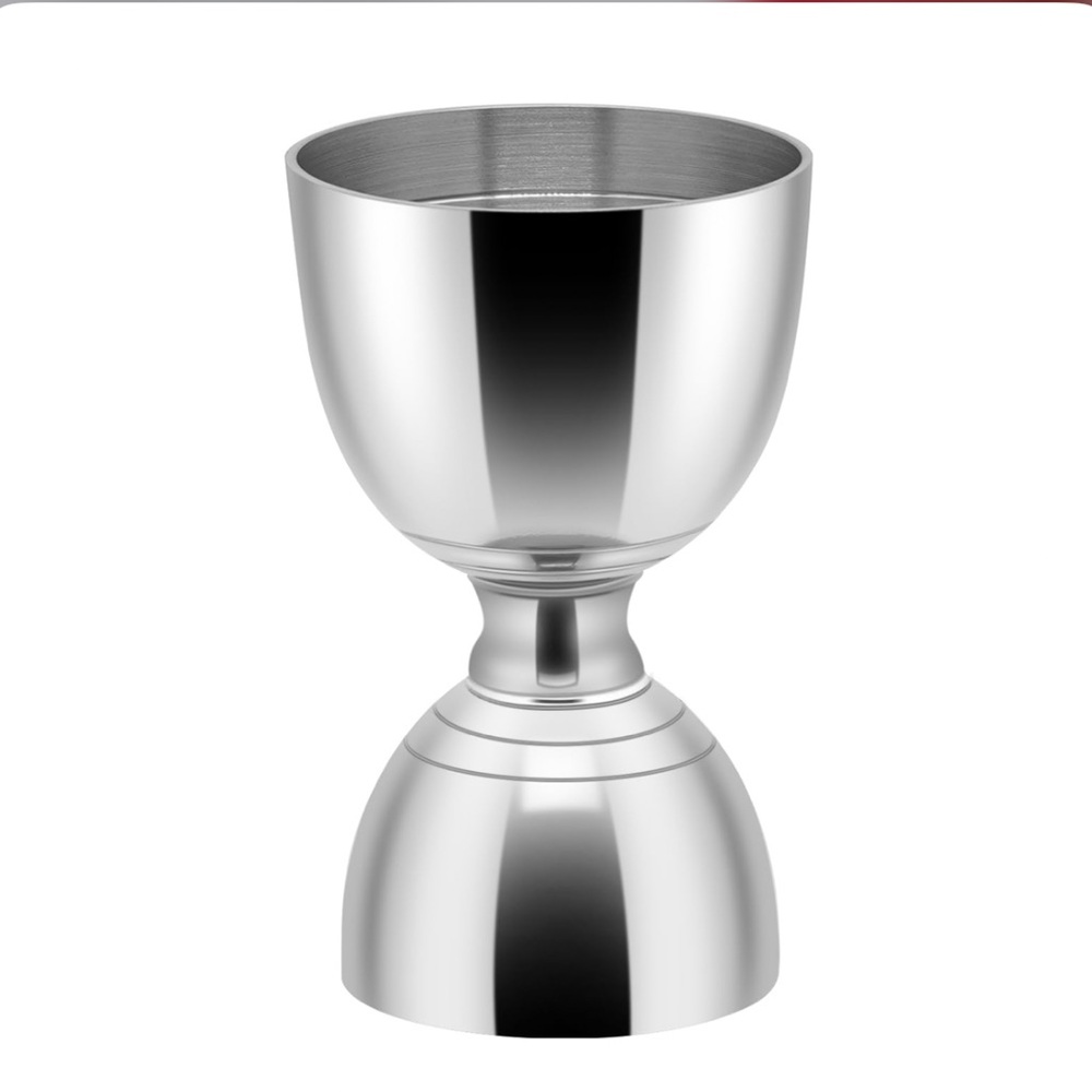 Elegant Silver Double Jigger